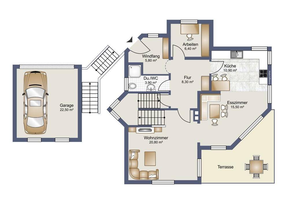 Einfamilienhaus in ruhiger Waldrandlage – pohled 2