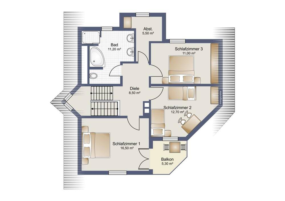 Einfamilienhaus in ruhiger Waldrandlage – pohled 3