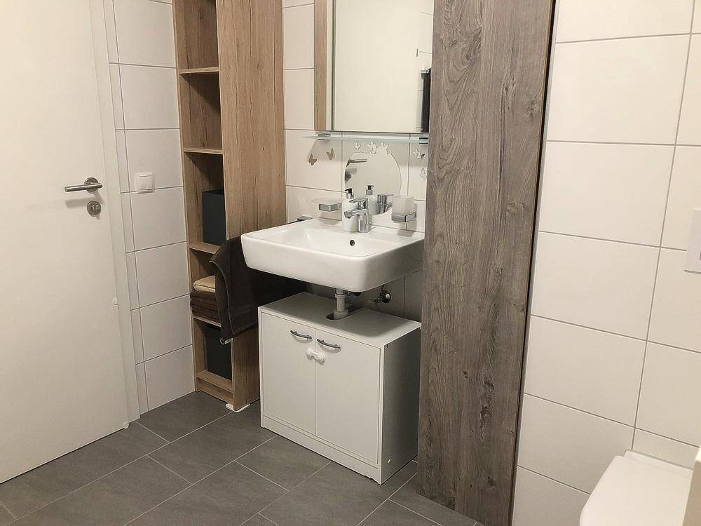 Badezimmer mit Badewanne