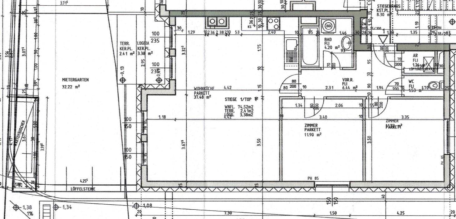 Melk | Geförderte Gartenwohnung in Miete mit Kaufoption | Top 1/1 | EG mit Garten - Ansicht 2