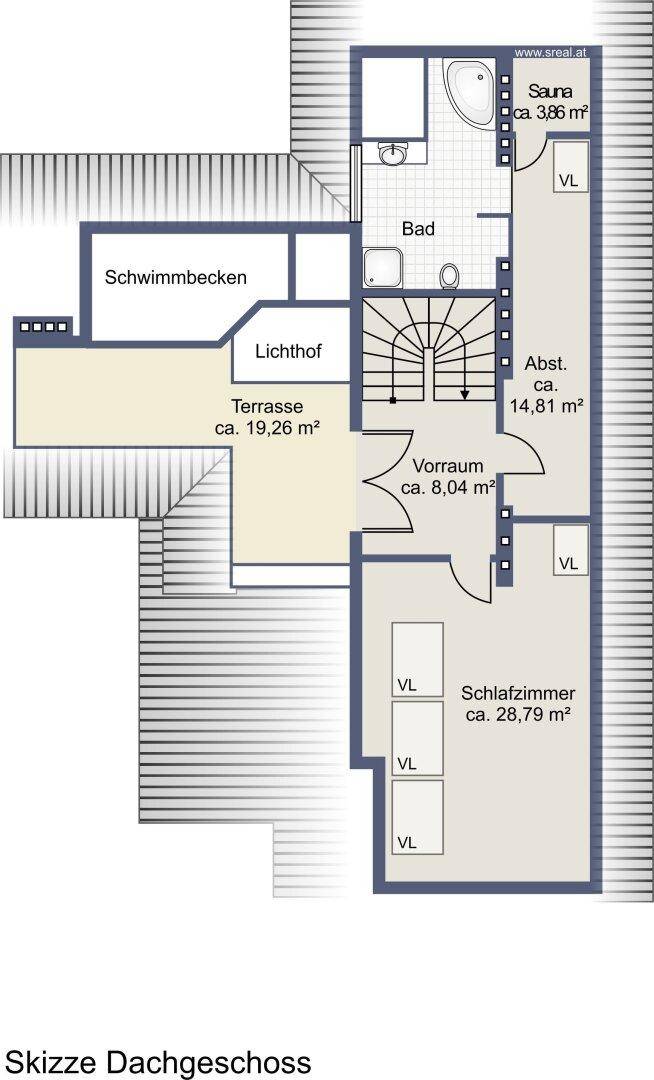 Plan Dachgeschoss