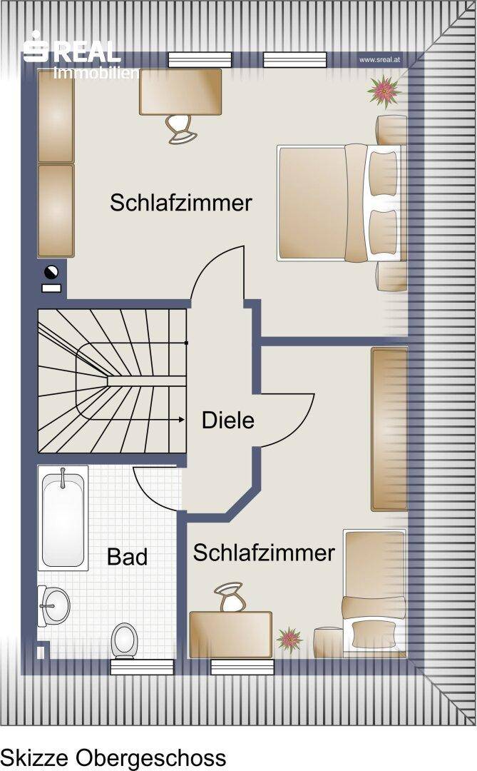 Plan Obergeschoss