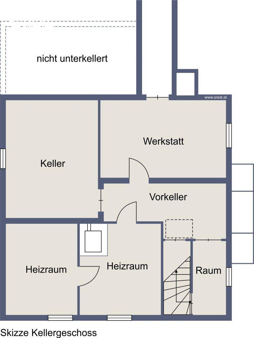 Plan Kellergeschoss