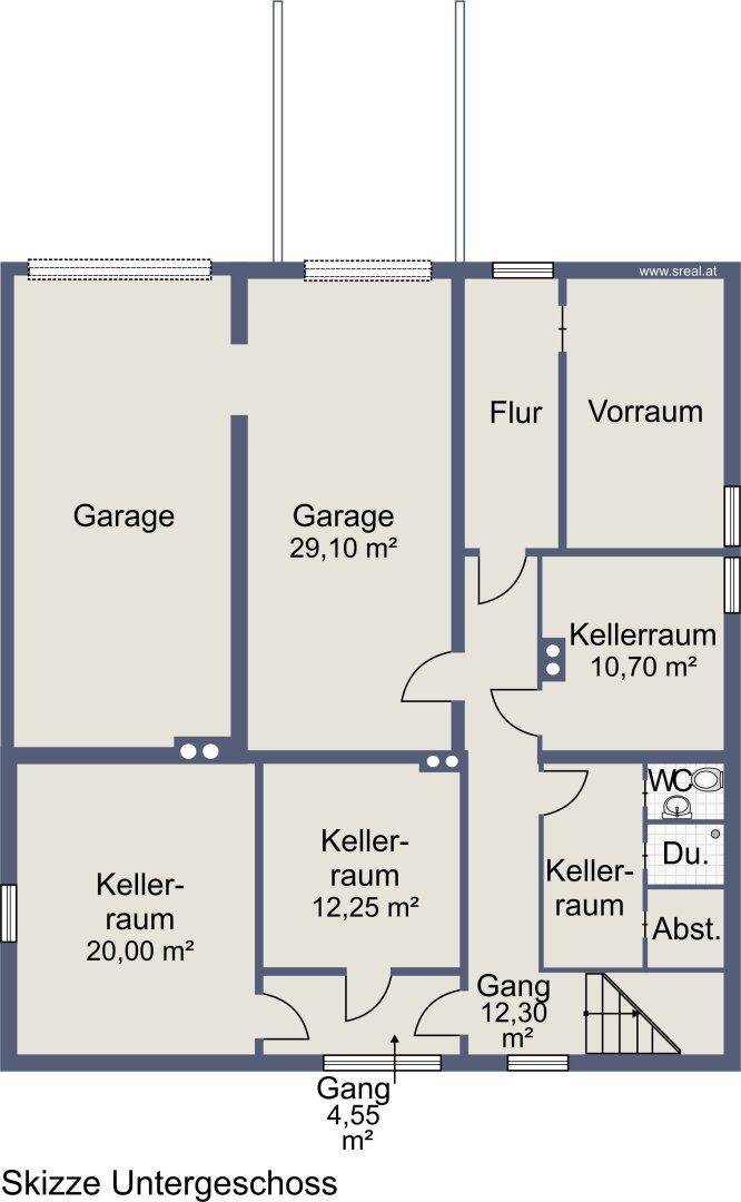 Plan Kellergeschoss