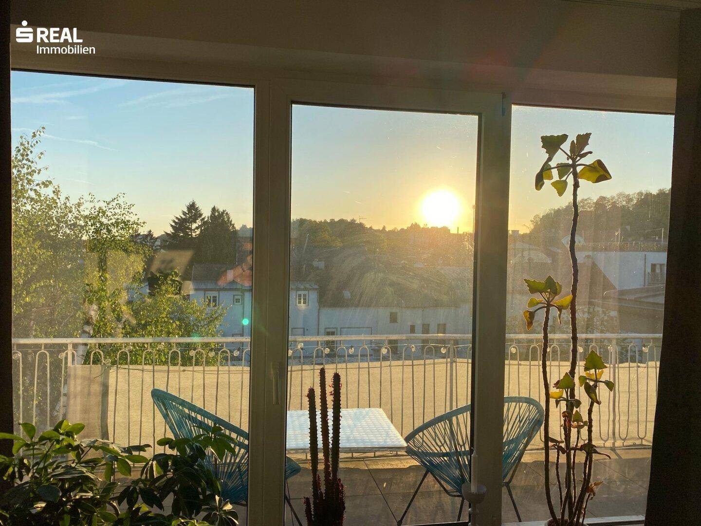 Abendstimmung auf der Terrasse