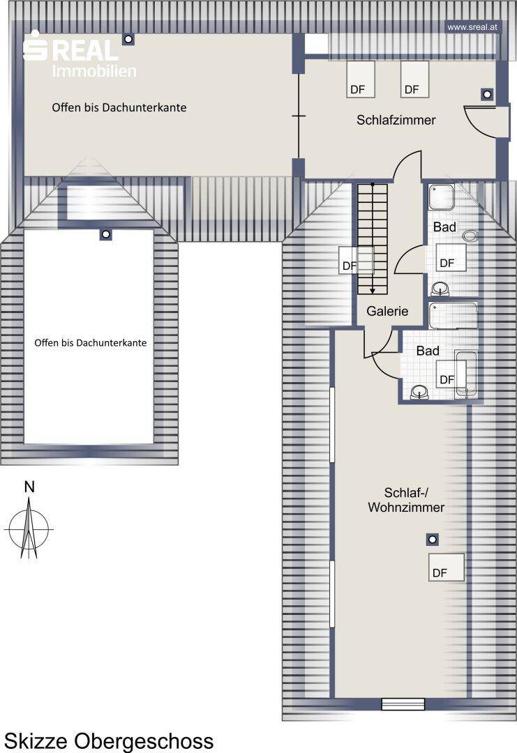 Plan Obergeschoss