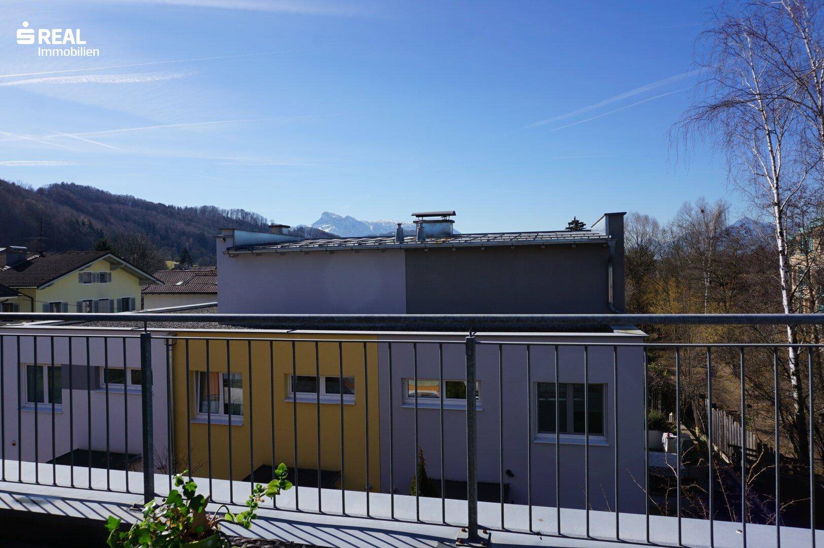 Blick von der Dachterrasse Richtung Süden