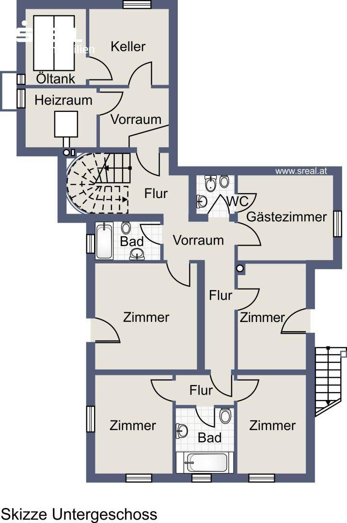Planskizze UG