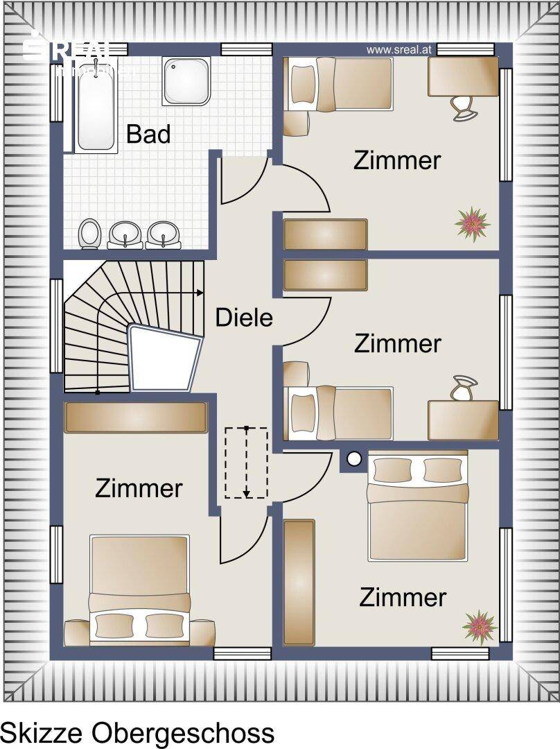 Plan Obergeschoss