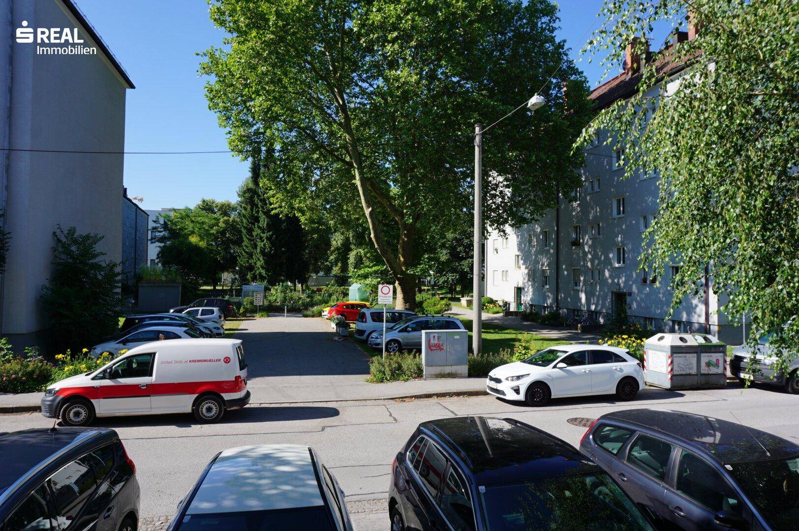 Ausblick vom Balkon