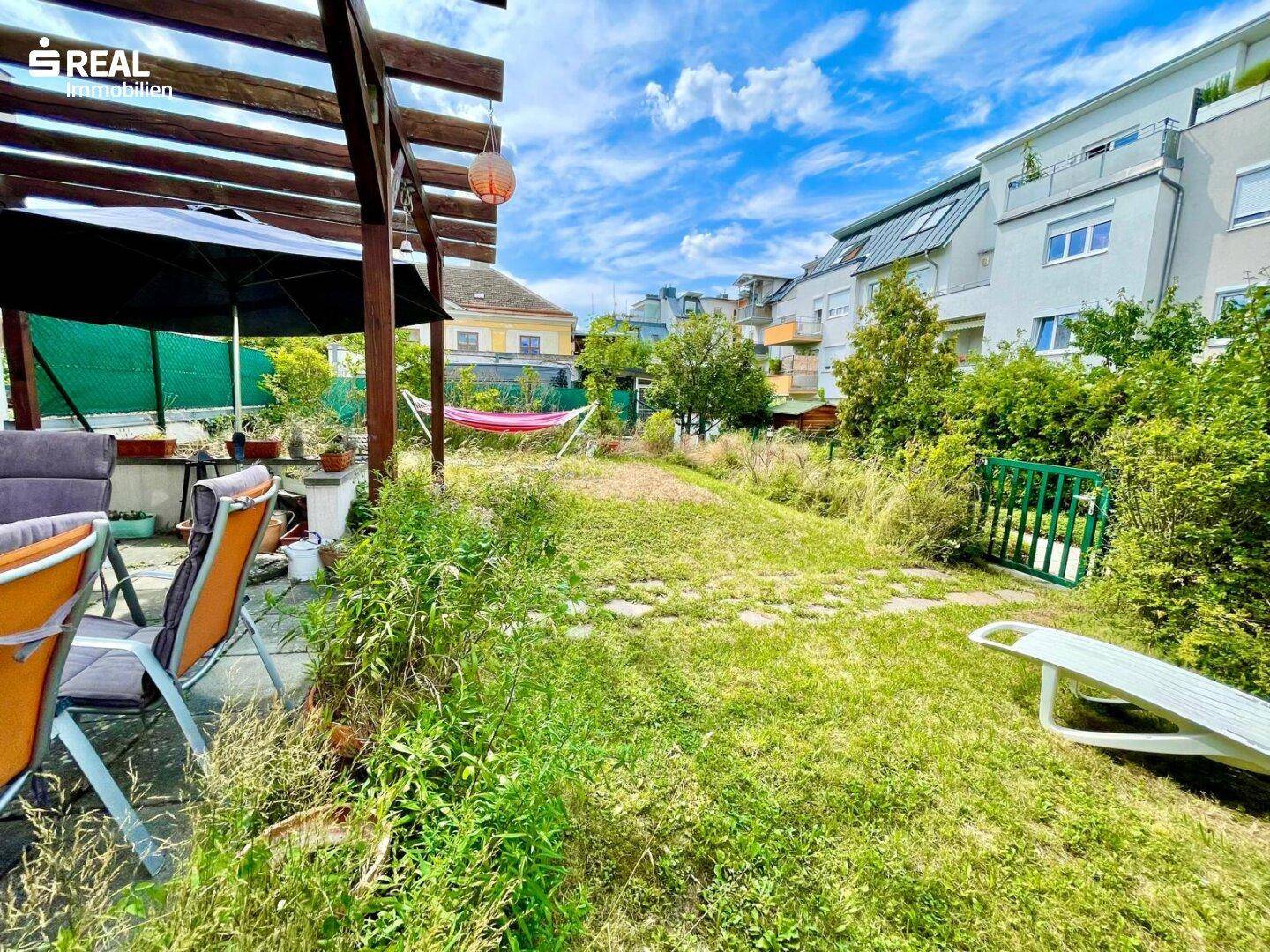 Garten Perspektive west