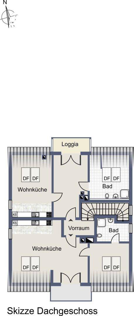 Plan Dachgeschoss