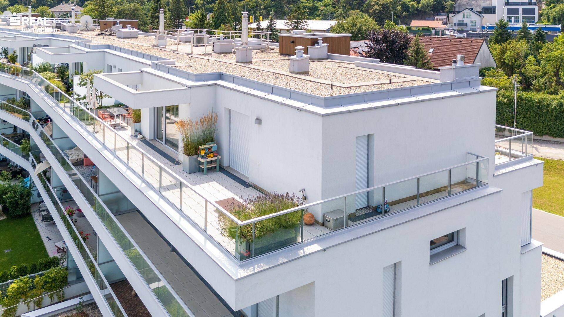 Terrasse von oben