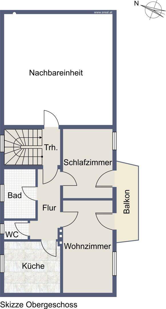 Planskizze 1. OG