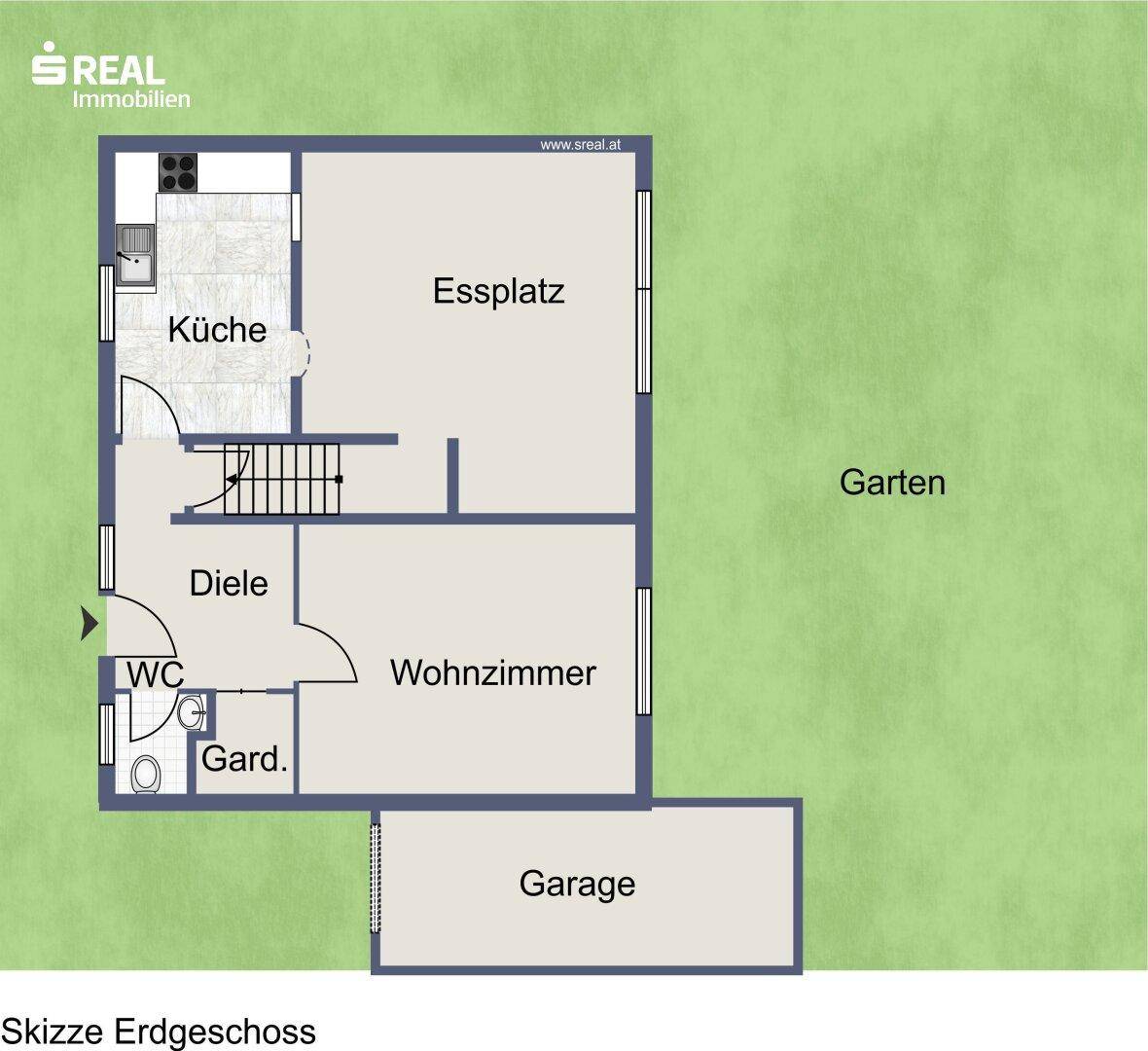 Plan Erdgeschoss