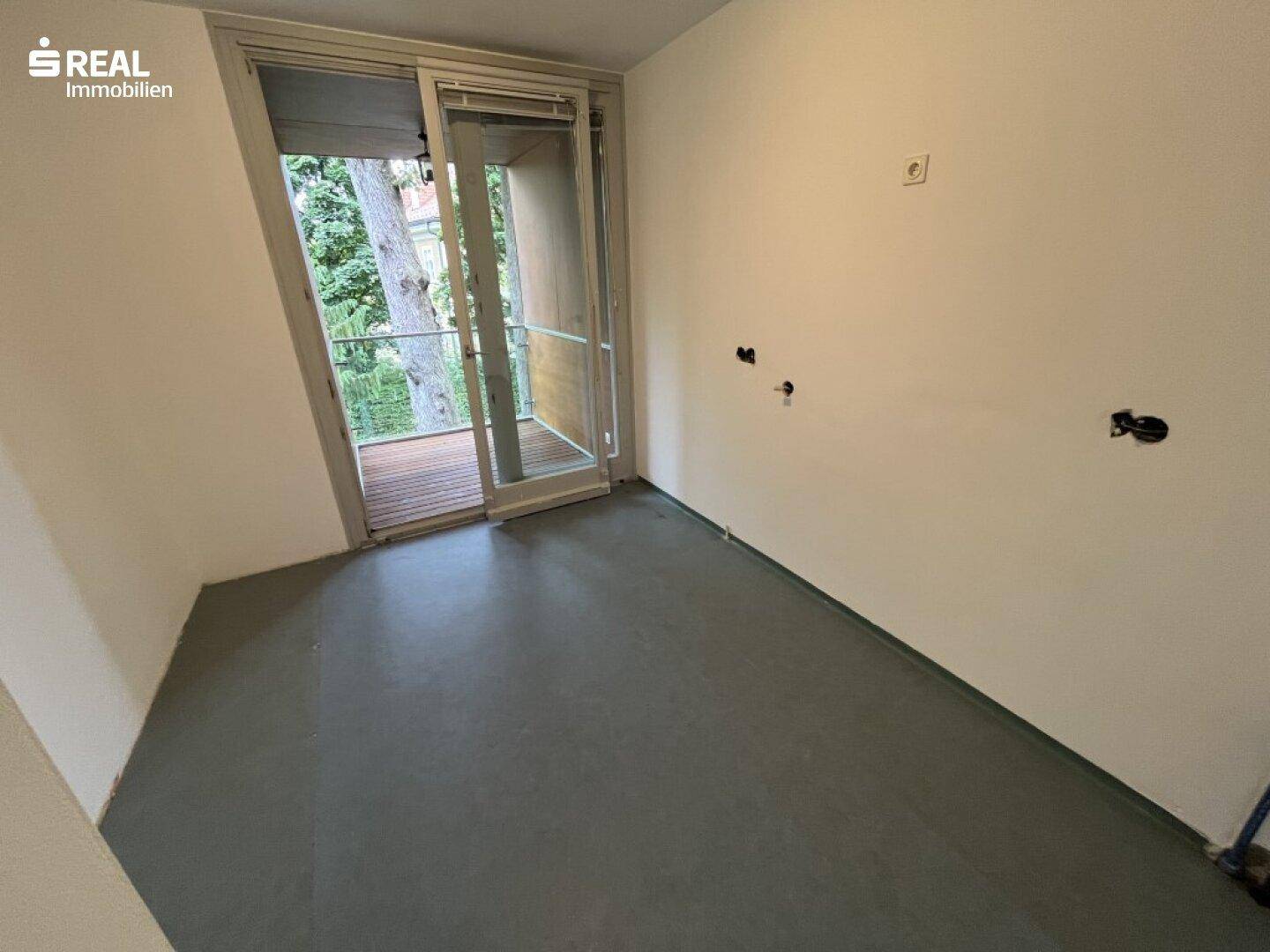 Küche mit eigener Loggia