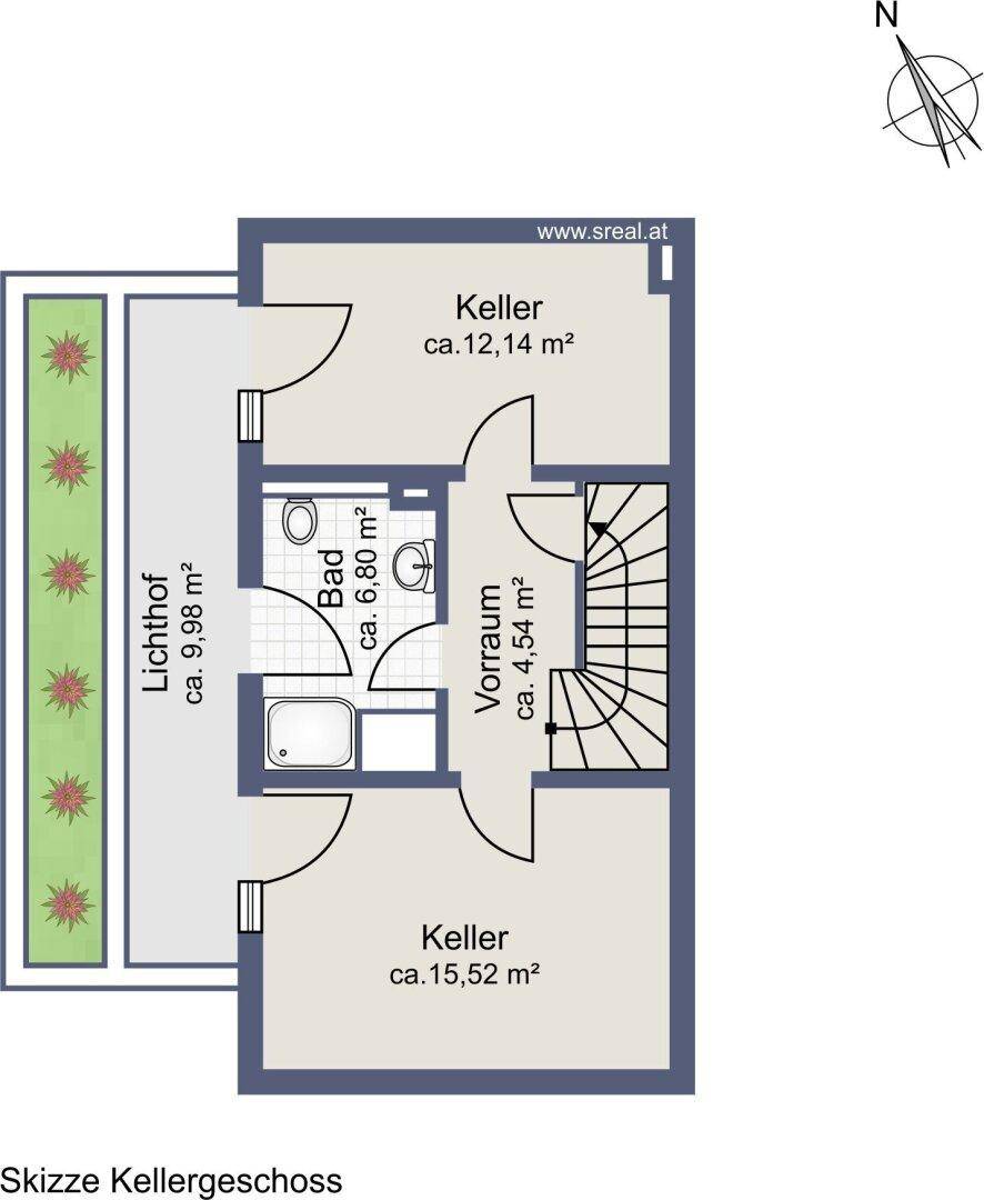Schönes Eckreihenhaus am Ende der Moosstraße - Meer
