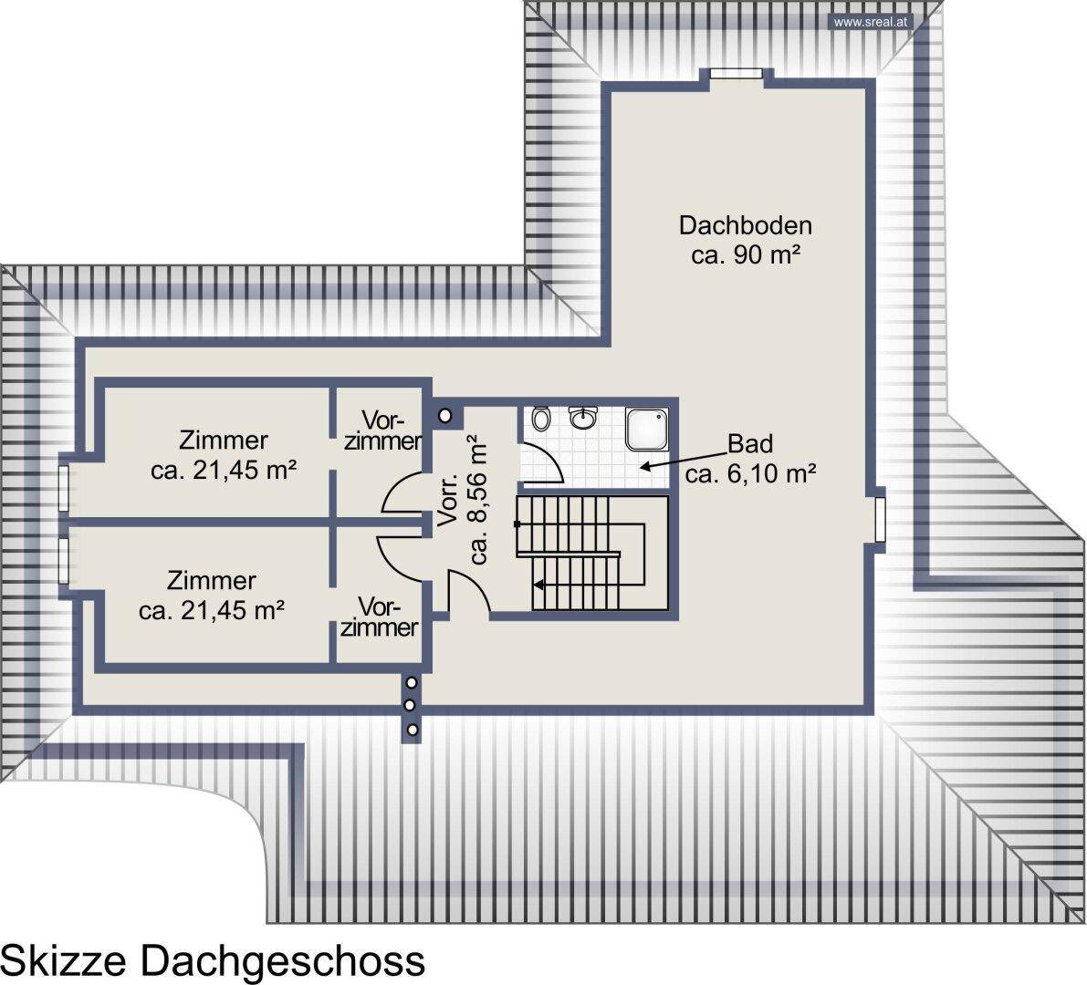 Plan Dachgeschoss