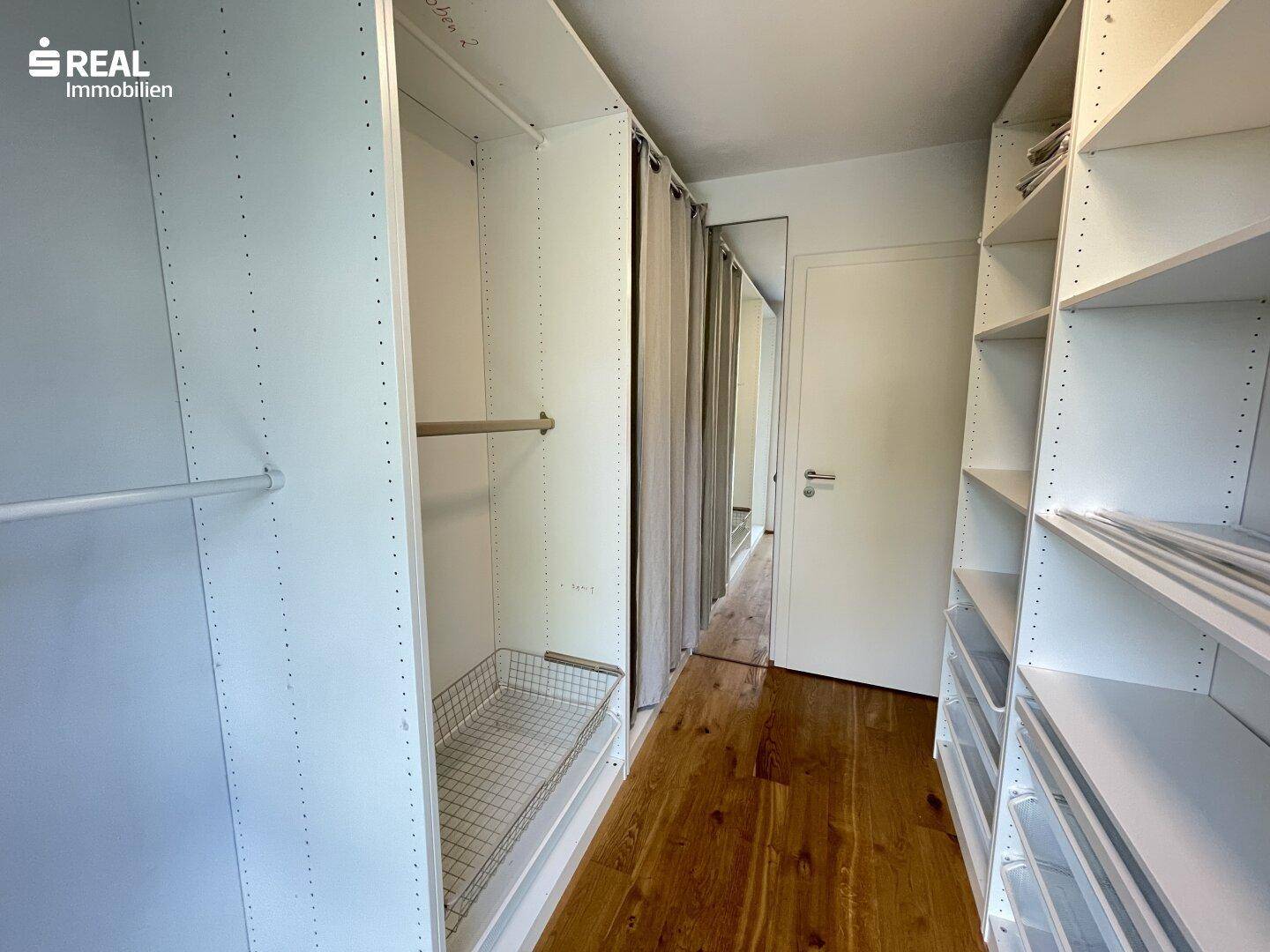 begehbare Garderobe