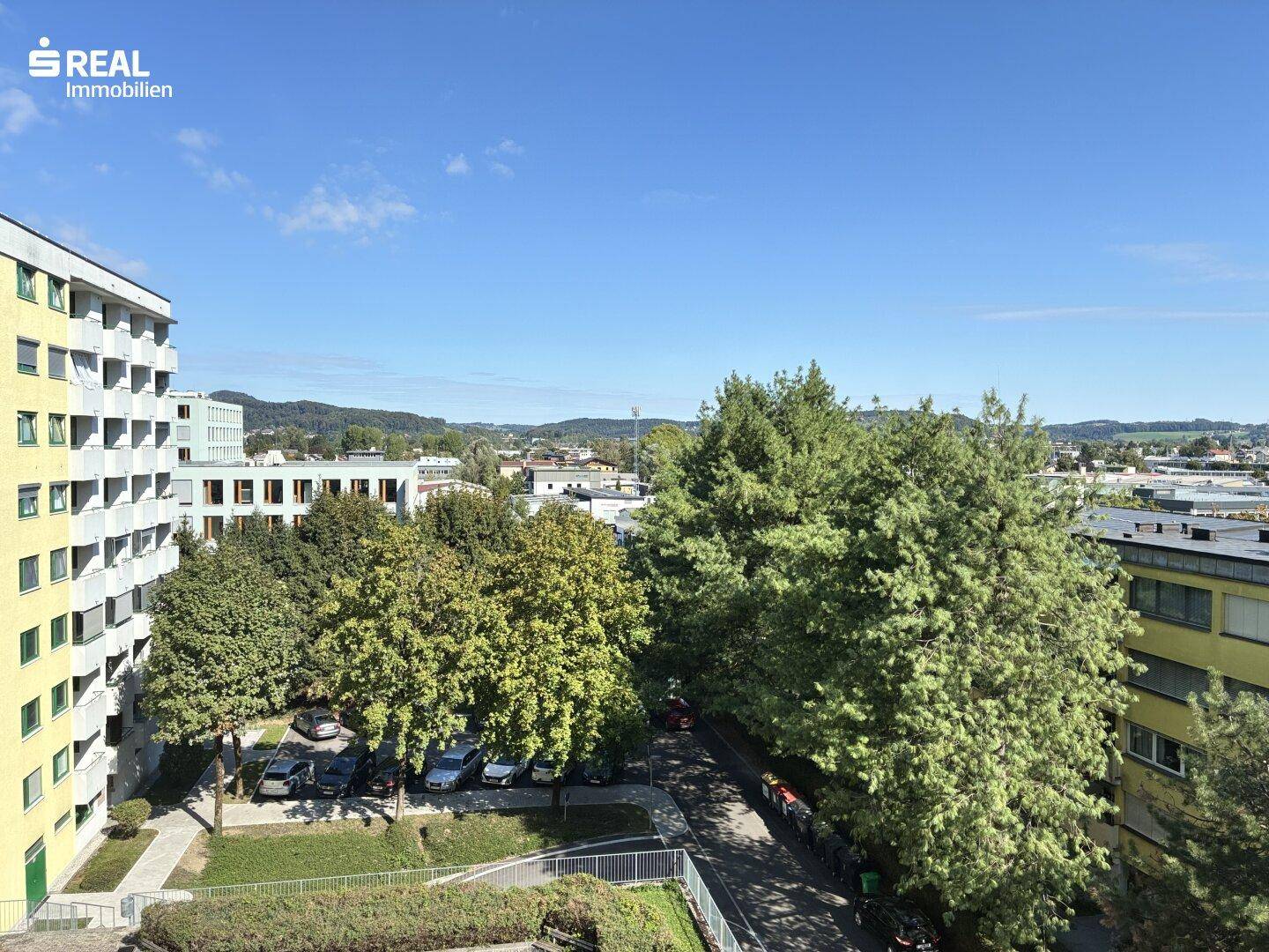 Ausblick von der Küche Richtung Norden