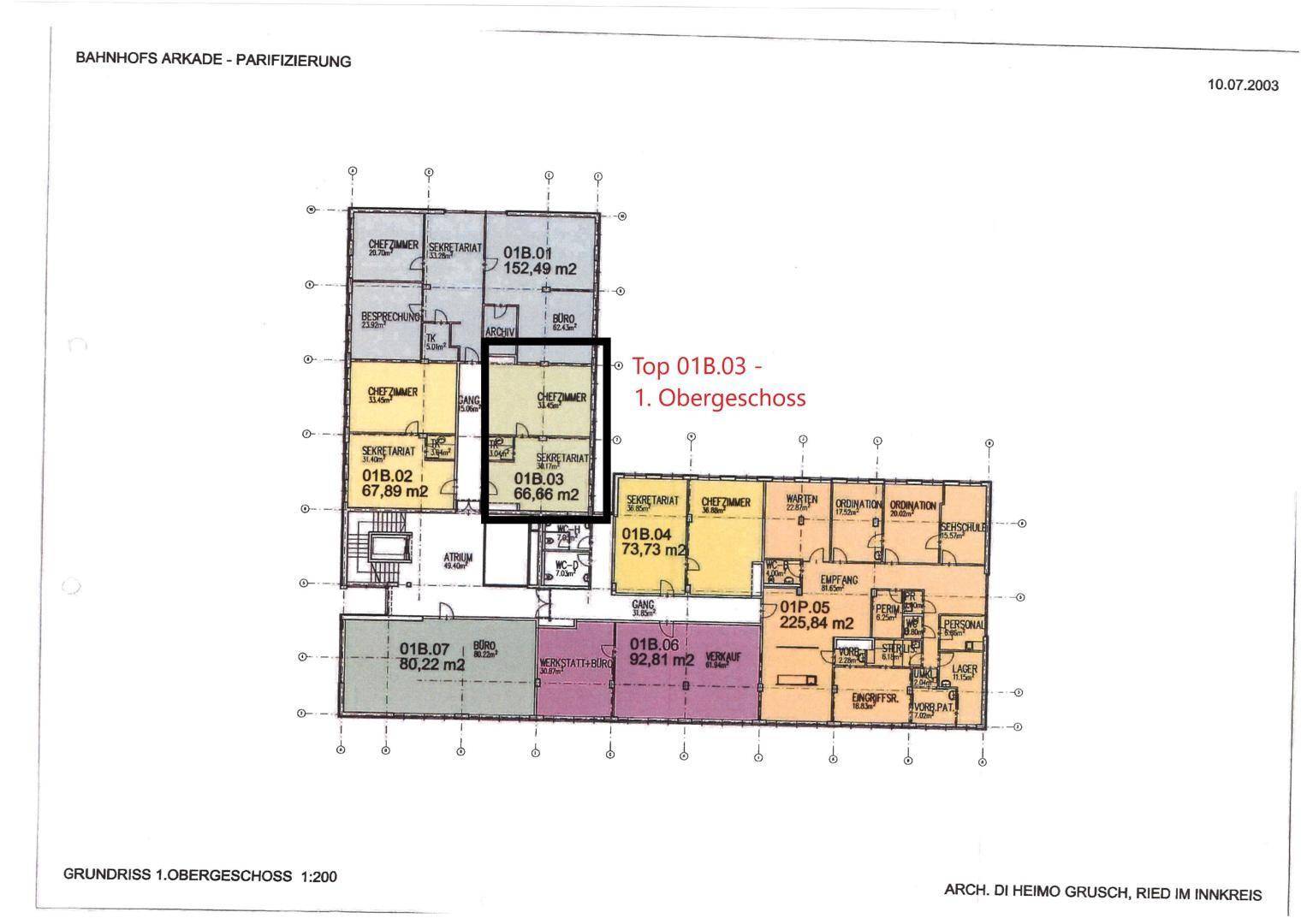 Grundrissplan