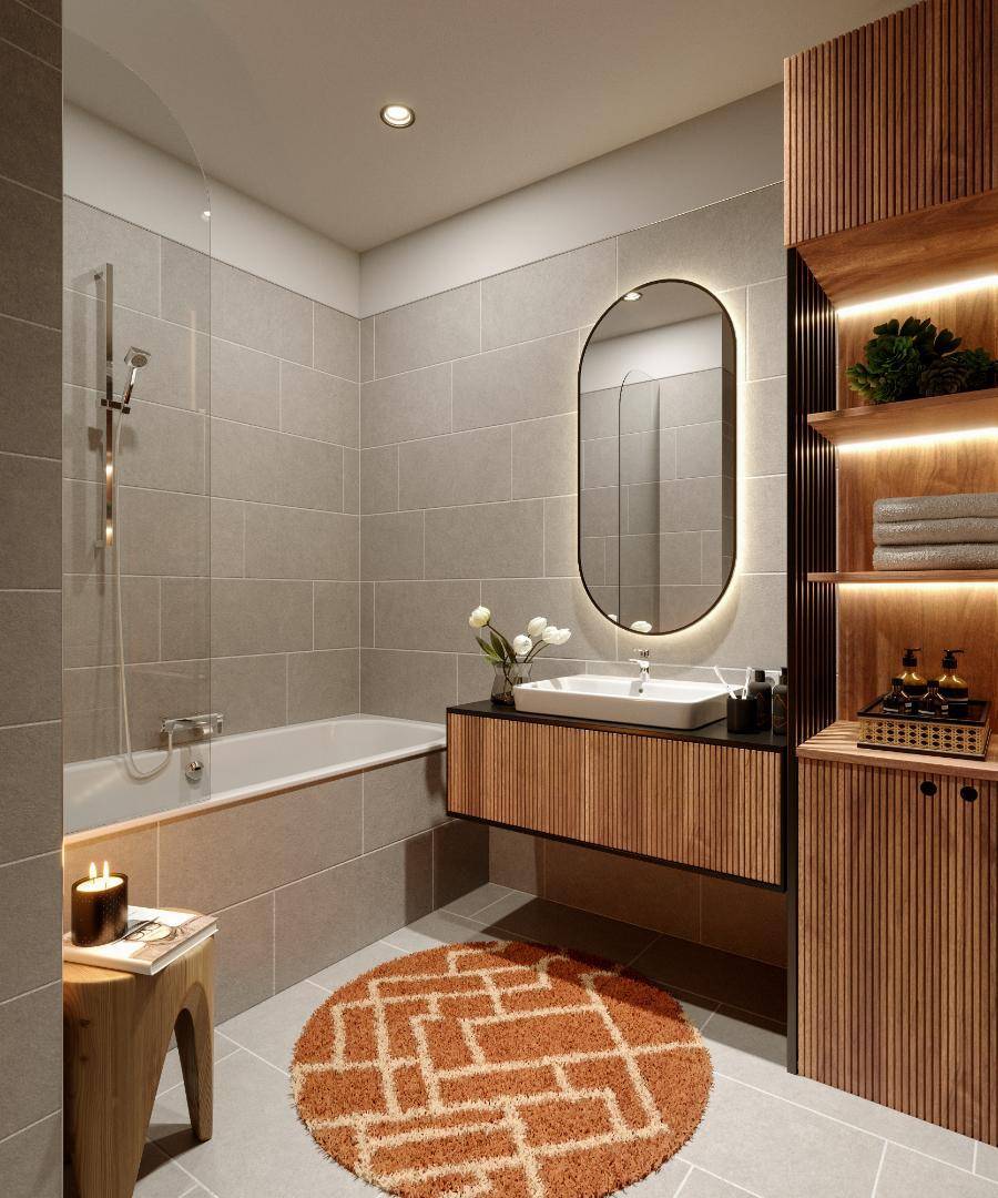 Kobelgasse_Badezimmer Beispiel Rendering