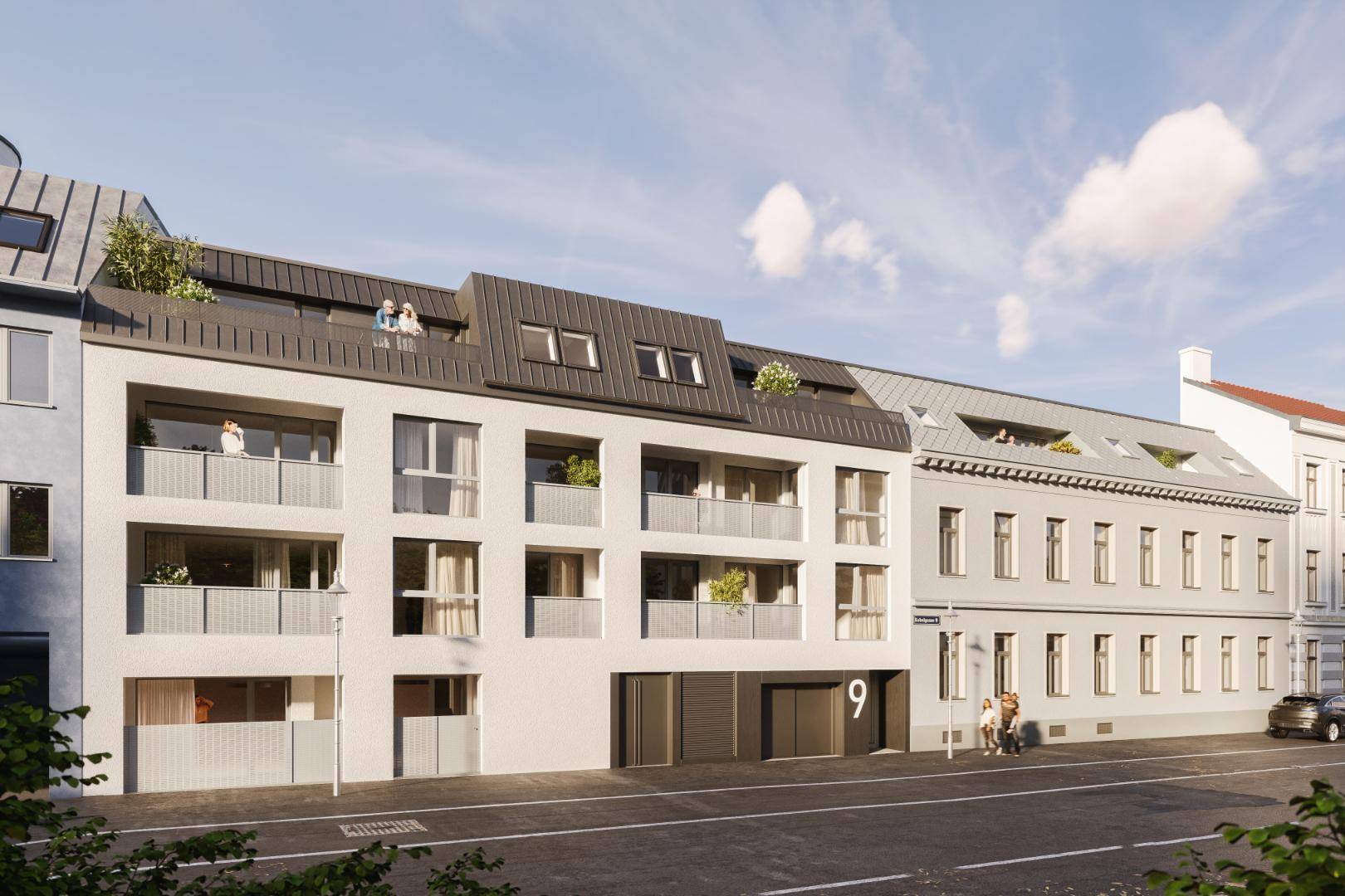 Kobelgasse_Straße Rendering