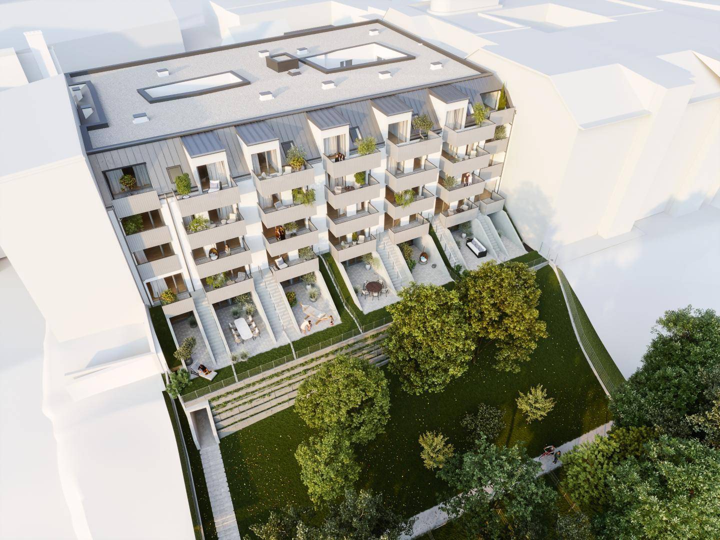 Kobelgasse_Hofseite Modell Rendering