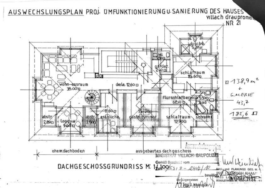 Grundrissplan