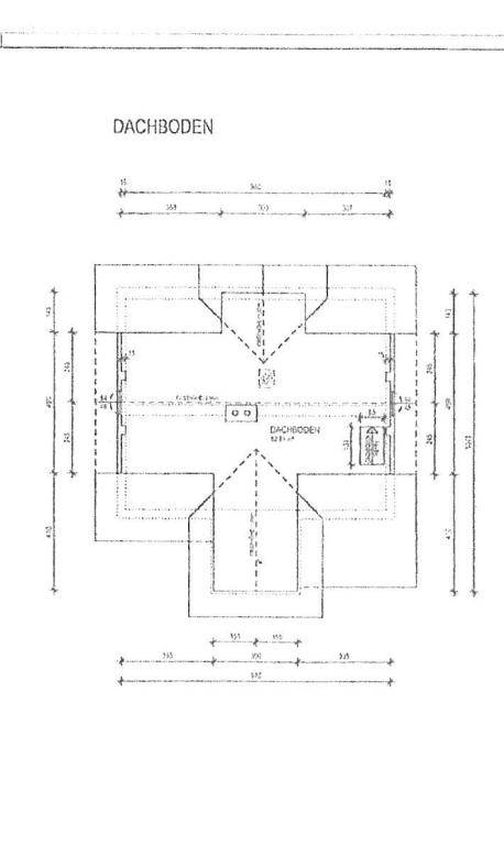 Grundriss Dachboden