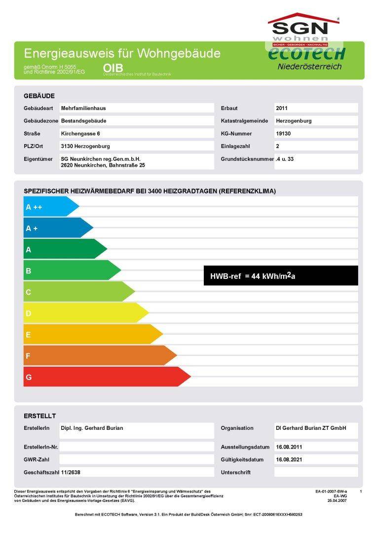 Energieausweis