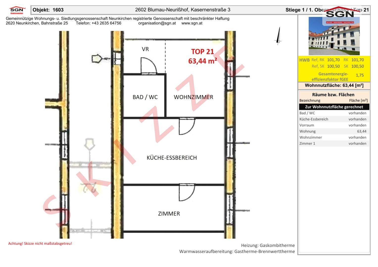 2-Zimmer Altbauwohnung - Ansicht 2