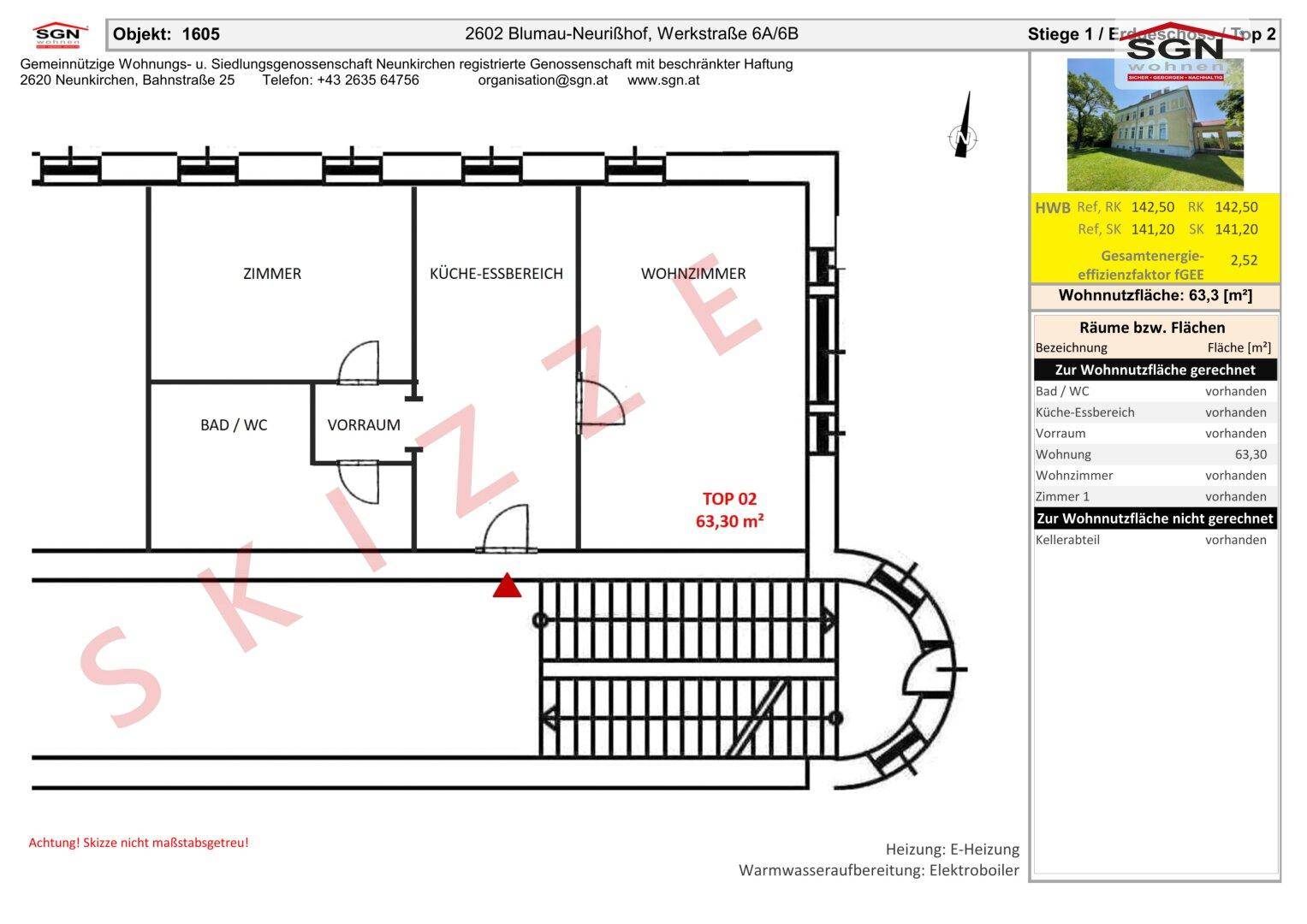 2-Zimmer-Albauwohnung in Blumau-Neurißhof - Ansicht 2