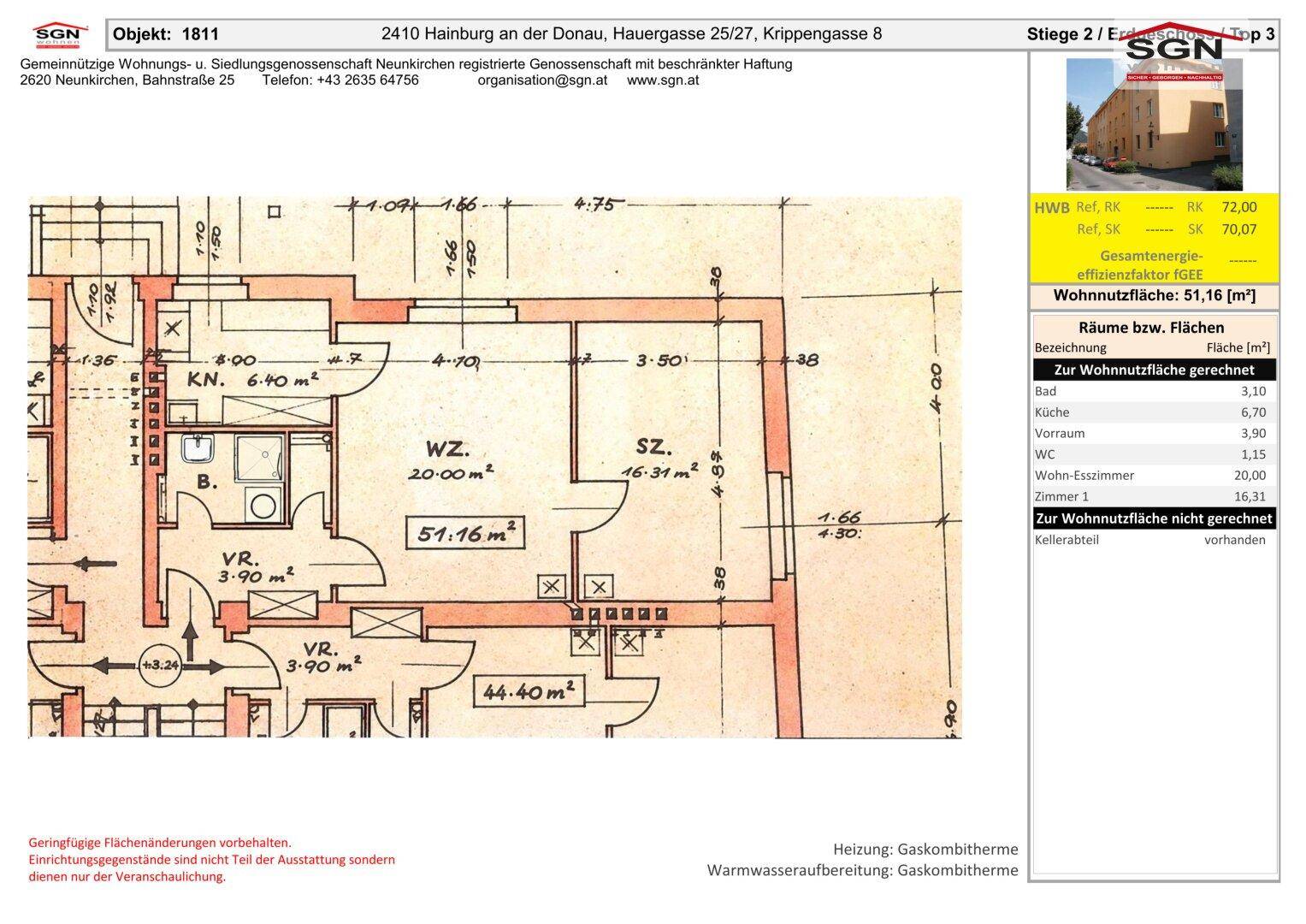 Detaillierter Grundriss der Wohnung mit Raumaufteilung und Flächenangaben in Quadratmetern.