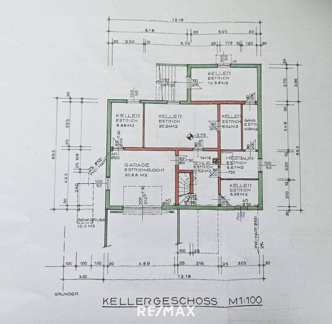 Grundriss Keller