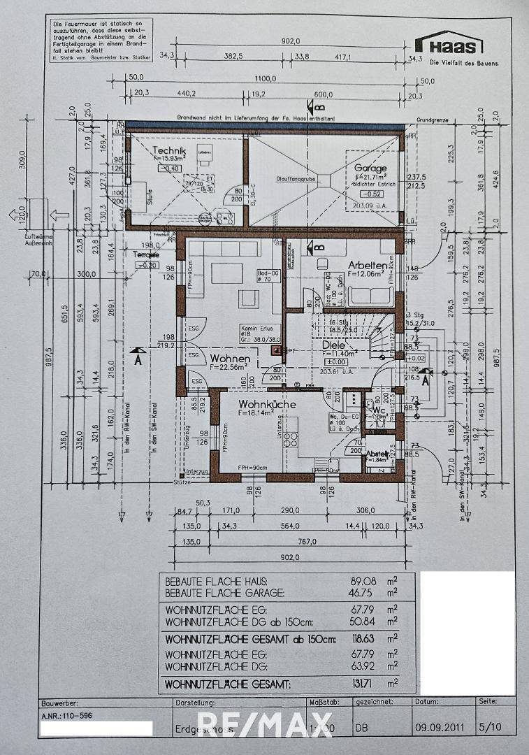 Grundriss EG