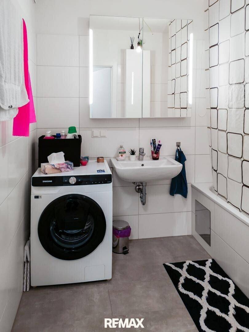 Blick ins Badezimmer
