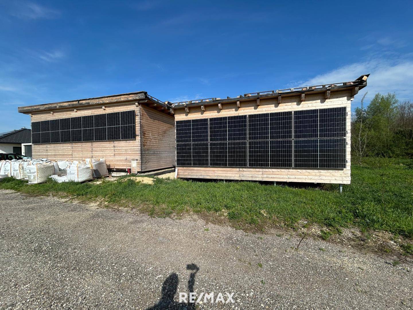 Seitenansicht mit PV