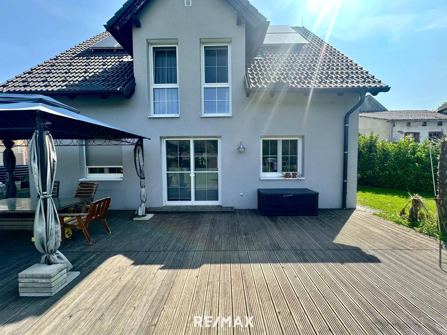 Ansicht Haus terrassenseitig