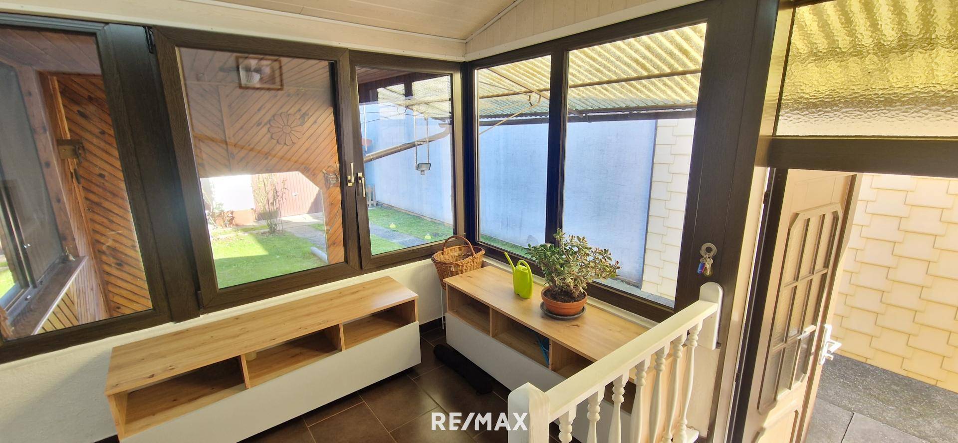 Eingang ins Haus