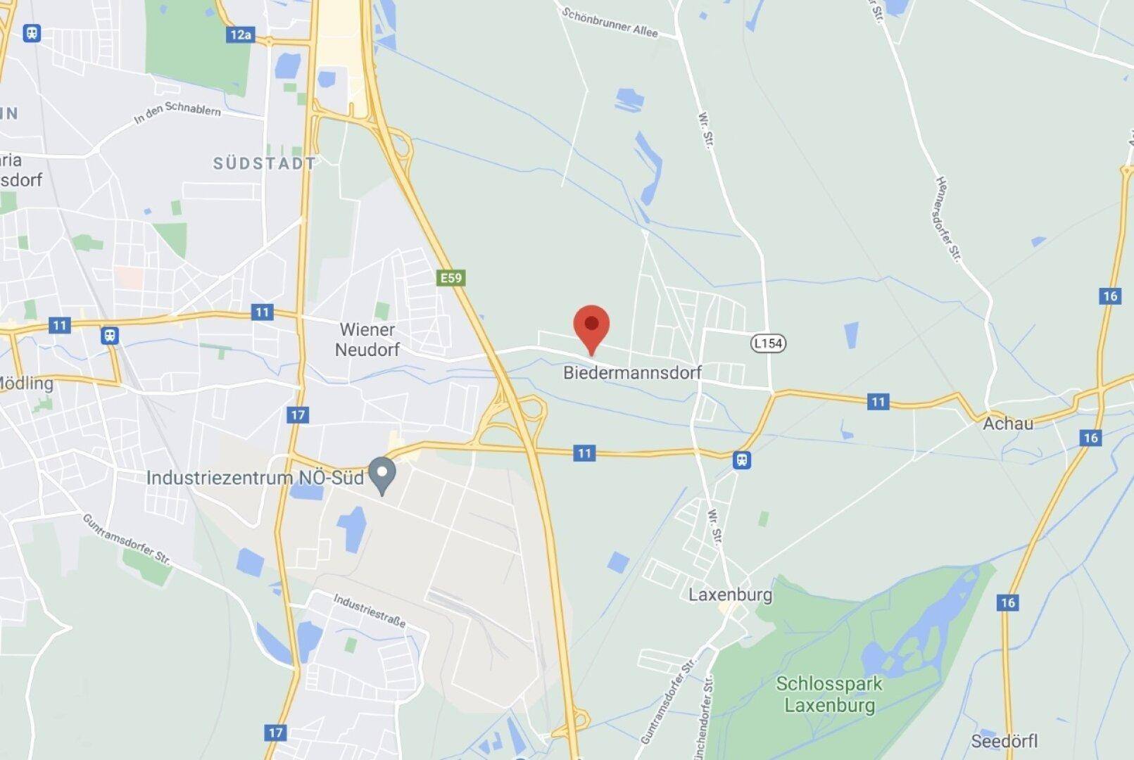 Lage Biedermannsdorf
