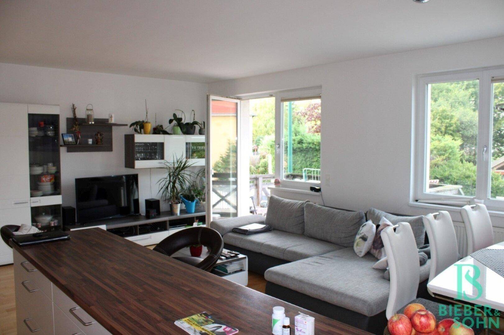 Küche / Wohnzimmer / Balkon