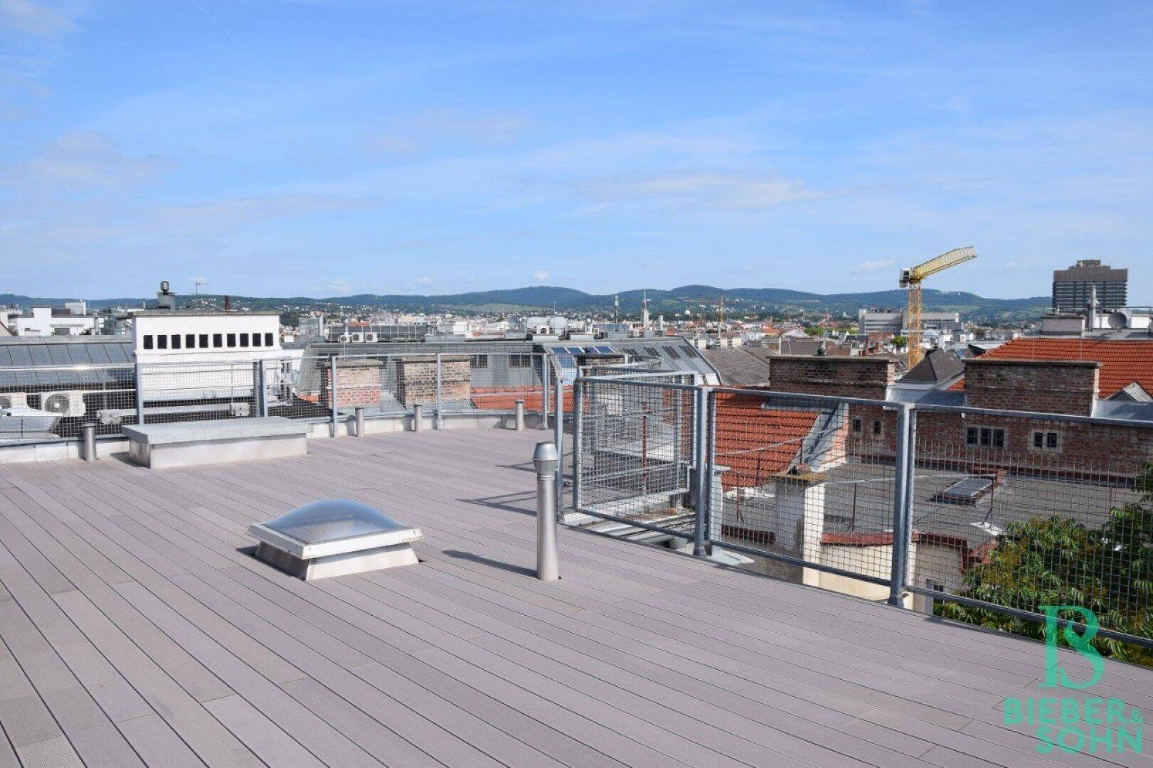 Dachterrasse/Ausblick