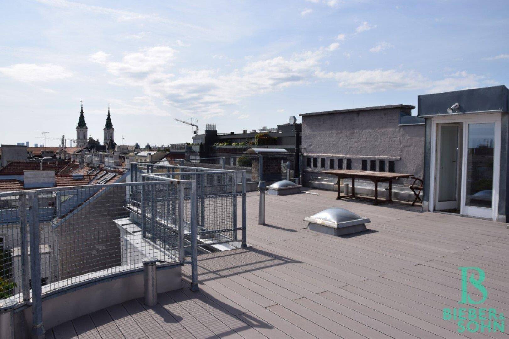 Zugang Dachterrasse