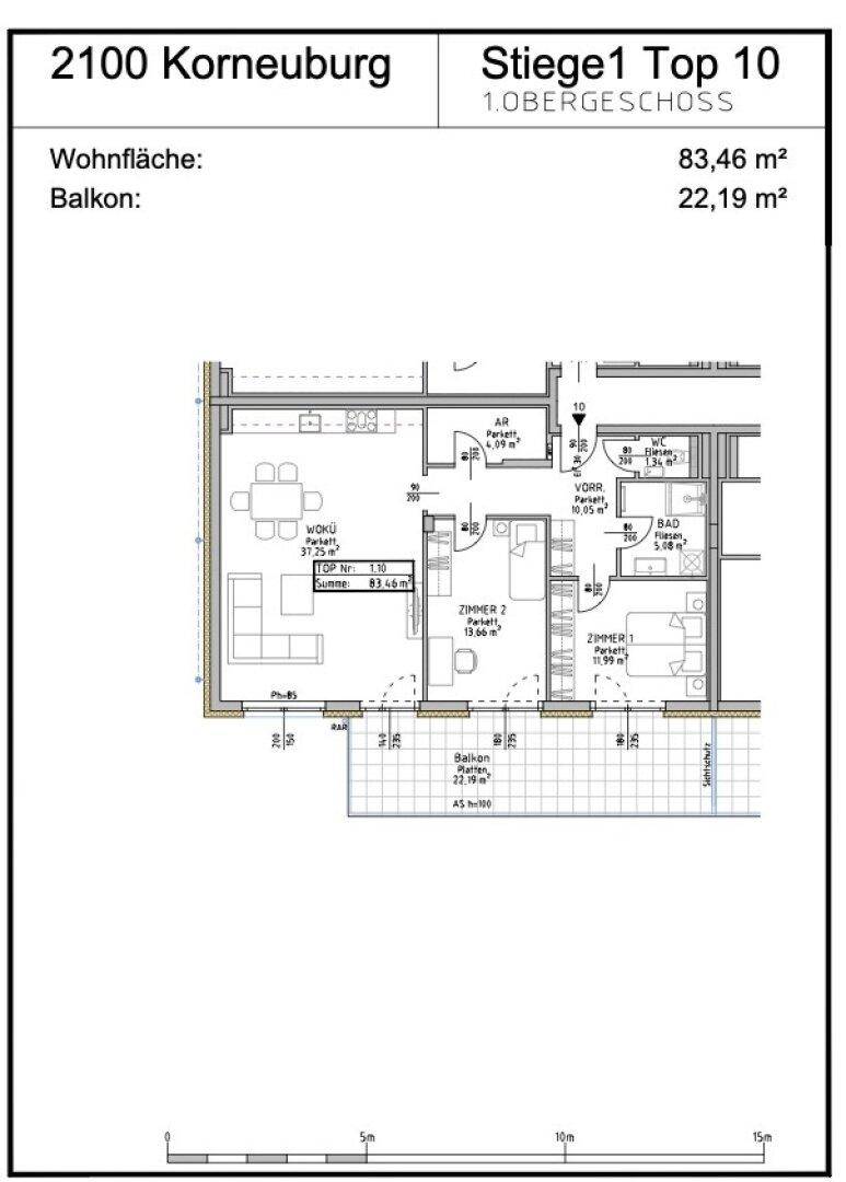 Provisionsfrei für den Käufer! Die Donau vor der Tür – Urlaubstimmung und üppiges Grün in der Fischerzeile, elegante Eigentumswohnungen mit Gärten, Terrassen und Balkone! Garagenplatz inklusive! Schlüsselfertig! - Ansicht 5