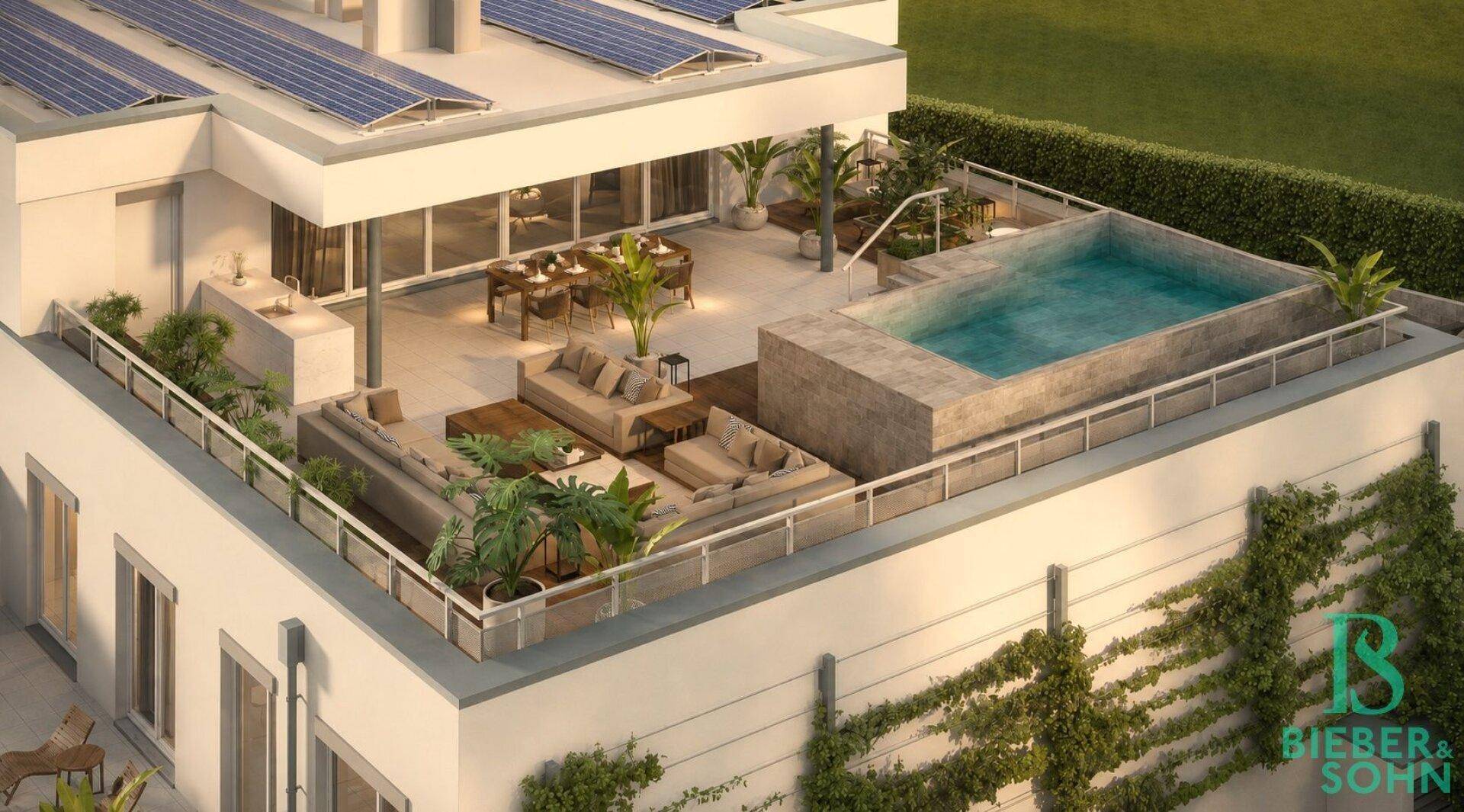 Penthouse mit Poolvariante