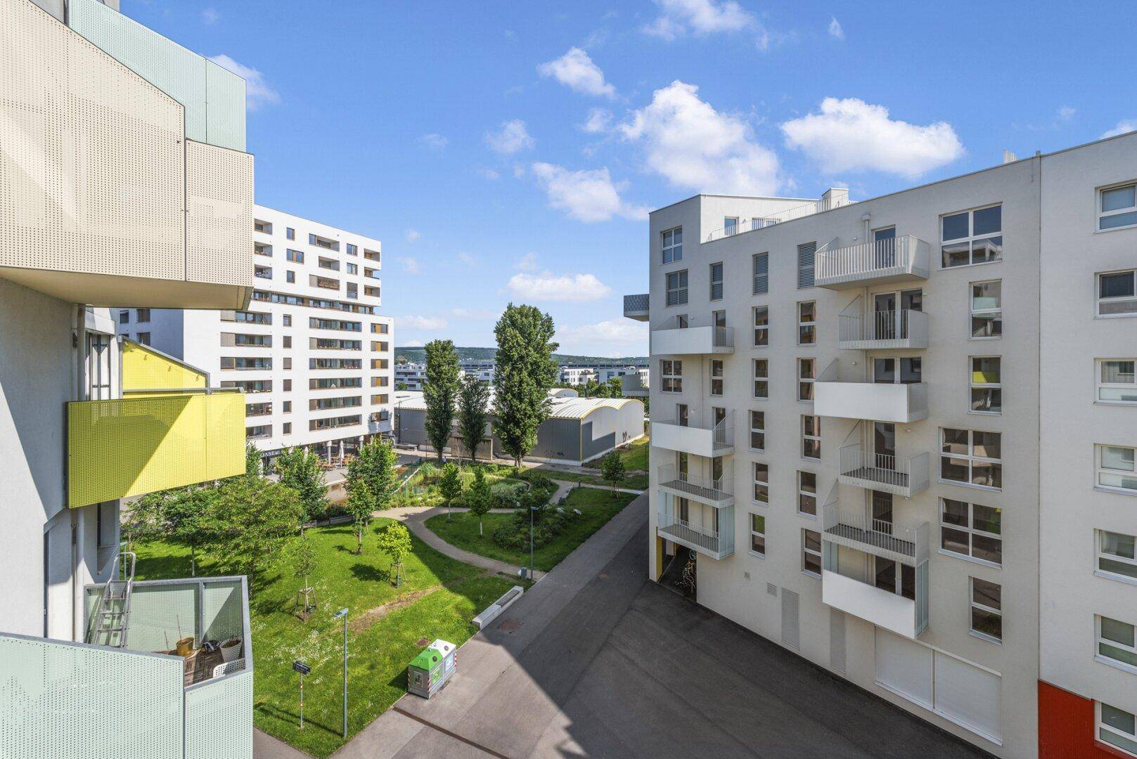 Aussicht von Balkon