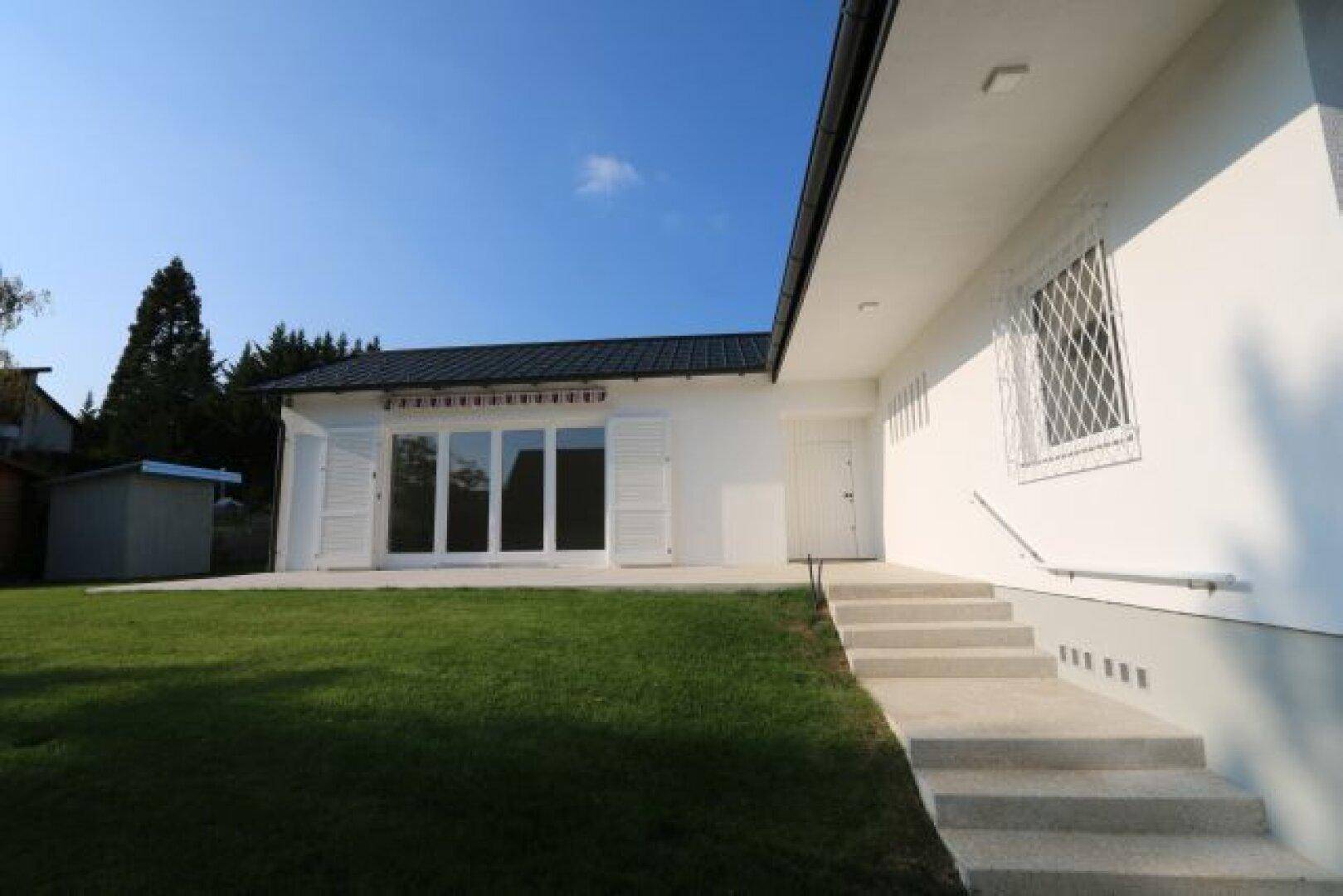 Hausansicht Eingangsbereich
