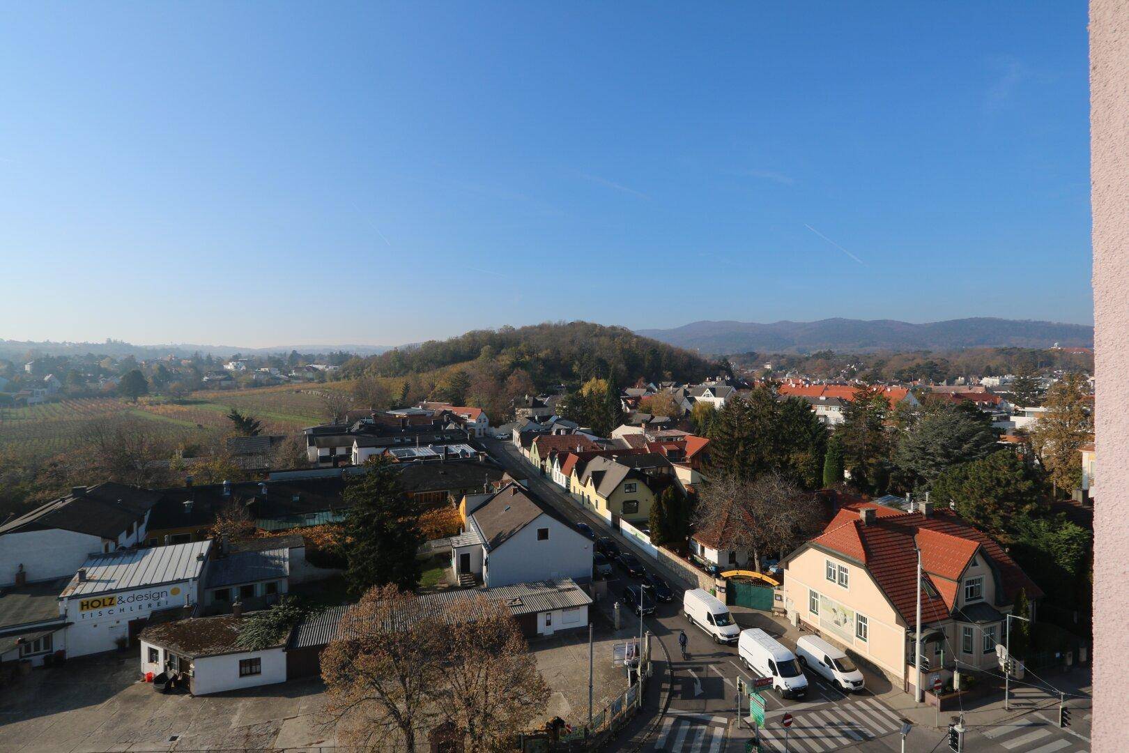 Balkon mit toller Fernsicht