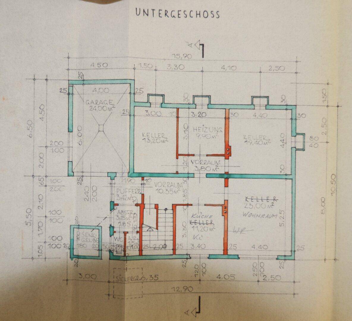 Plan- Untergeschoss